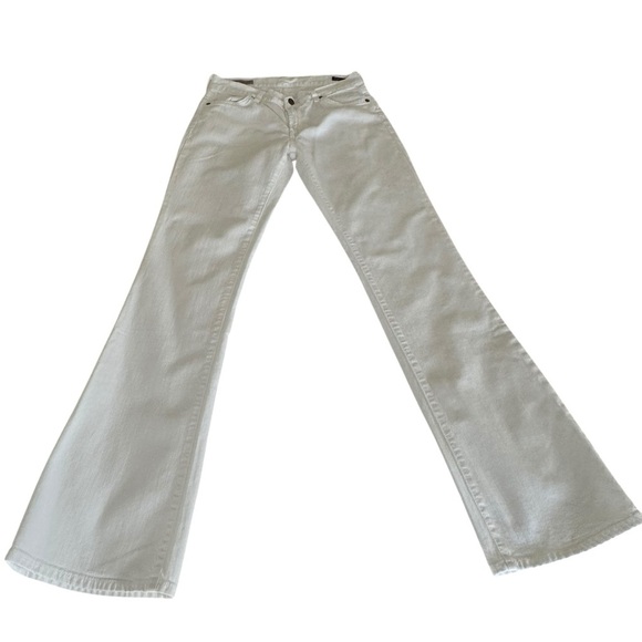 Citizens of Humanity Amber #263 stretch White Flare Boho Festival Jeans Size 29 - Picture 1 of 11